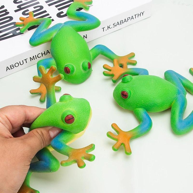 Funny Realistic Frog Soft Stretchy Sensory Adhd Stress Relief Toys Squeeze Animals Birthday Gifts Party Favors For Kids Teens