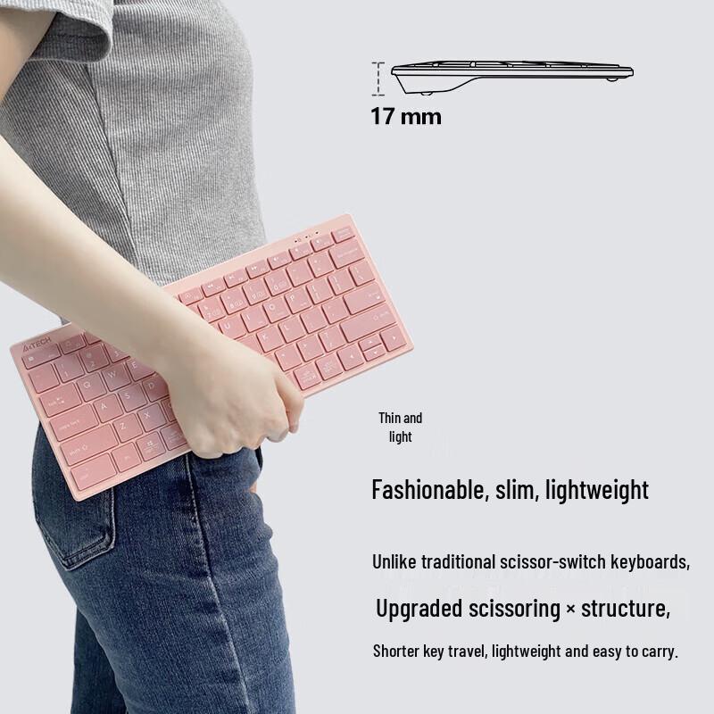 A4Tech FBX51C Wireless Bluetooth Scissor-Switch Keyboard