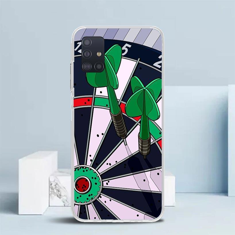 

Darts Aesthetics Wire Target Soft Cover for Samsung Galaxy A12 A22 A32 A52 A72 A02S Phone Case Note 20 Ultra 10 S10 Plus A51 A71 Samsung A32 4G