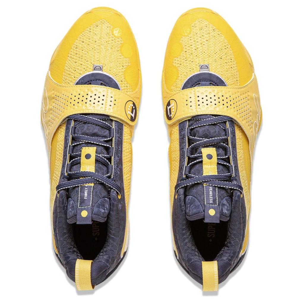 Li Ning Wade All City 13ENCORE Scarpe da Pallacanestro Basse da Uomo Sabbia Latte Corona Blu ABAV043-2