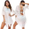 Dámské šaty Patchwork Beach Coverups Coverups bez zad