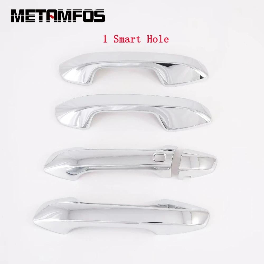 For Kia Seltos - 2024 2025 Carbon Fiber Side Door Handle Bowl Cover Trim Protection Cap Exterior Accessories Car Styling LHD 1 Hole A
