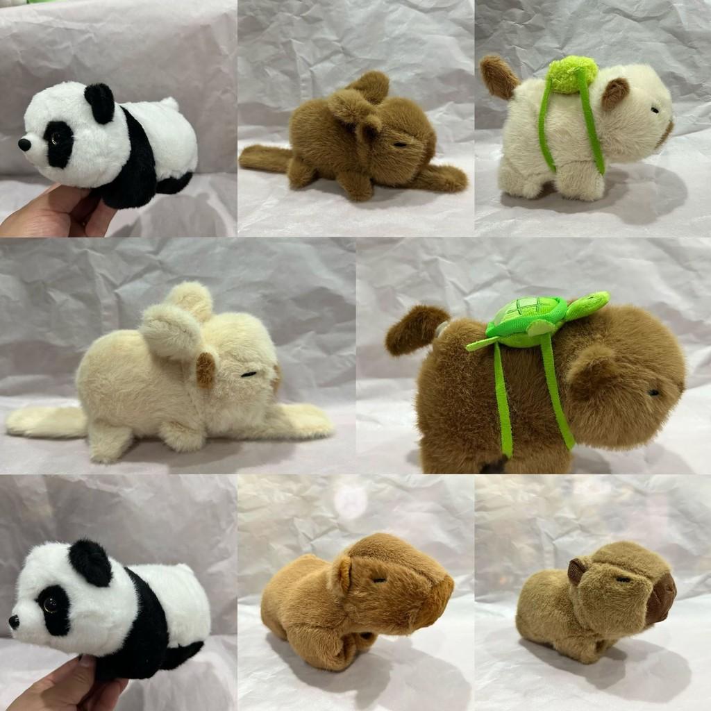 Plush Capybara Ultra Cuddle Circle Soft Wrist Hugging Toy Adorable Look Animal