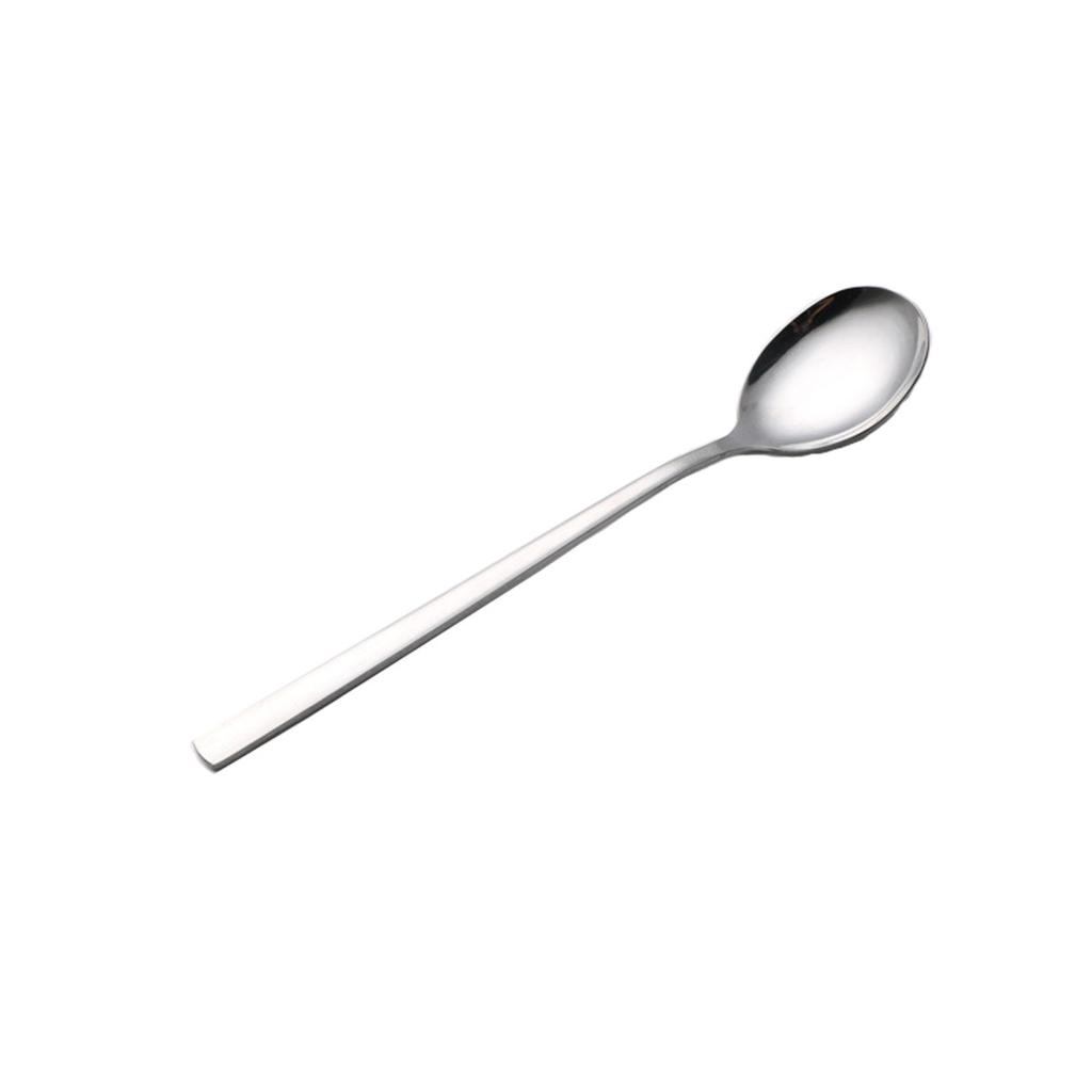 Korean Stainless Steel Spoon Chopstick Set, Restaurant Hotel Golden Spoon Solid Flat Chopsticks