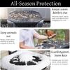 Universal Outdoor Air Conditioner Cover with Windproof Design and Ventilation Mesh Dustproof Anti Cold Wind for Most AC Units