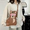 Dog Fun Bag For Lady Girls 2026 Spring Versatile Crossbody Bag High Quality Pu Leather Bag Handbag Femme Casual Cartoo Backpack