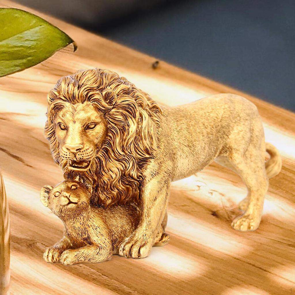 Lion Figurine for Home And Office Decoration