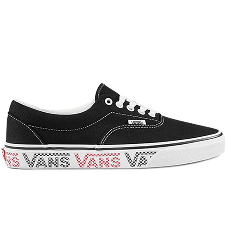 Vans Era Side Logo Low Top Skate Shoes Unisex Sneaker Black VN0A38FRWQ0