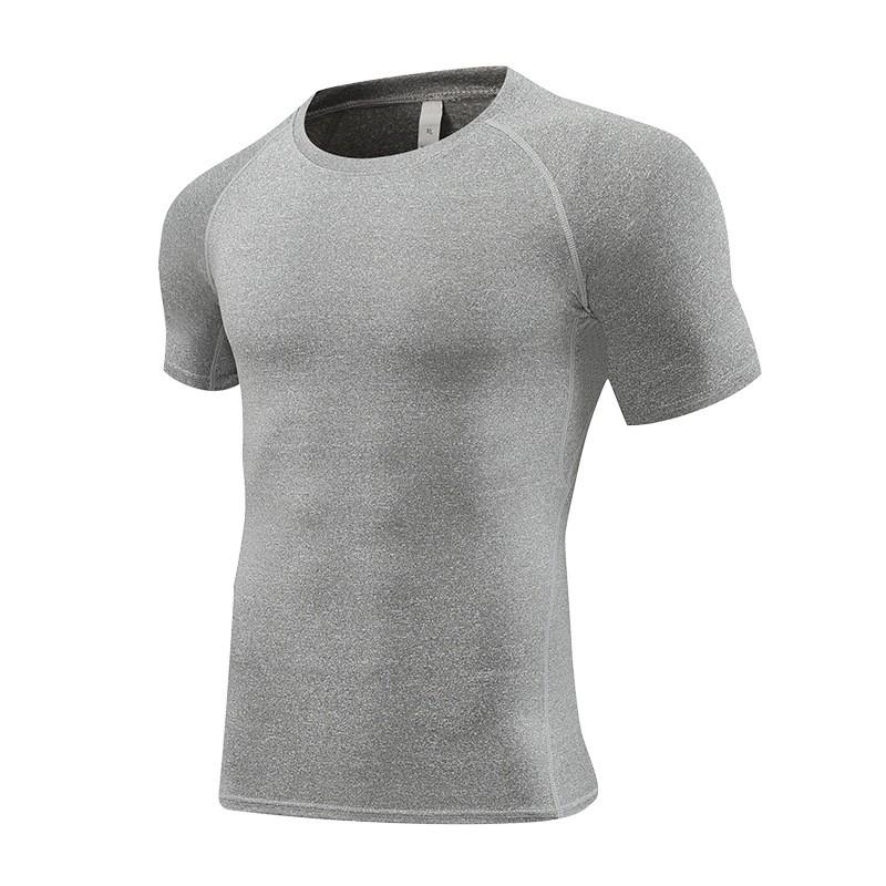 Mens Quick-Dry Compression Long Sleeve Cycling Jersey Breathable Athletic Base Layer Running Gym Basketball Training