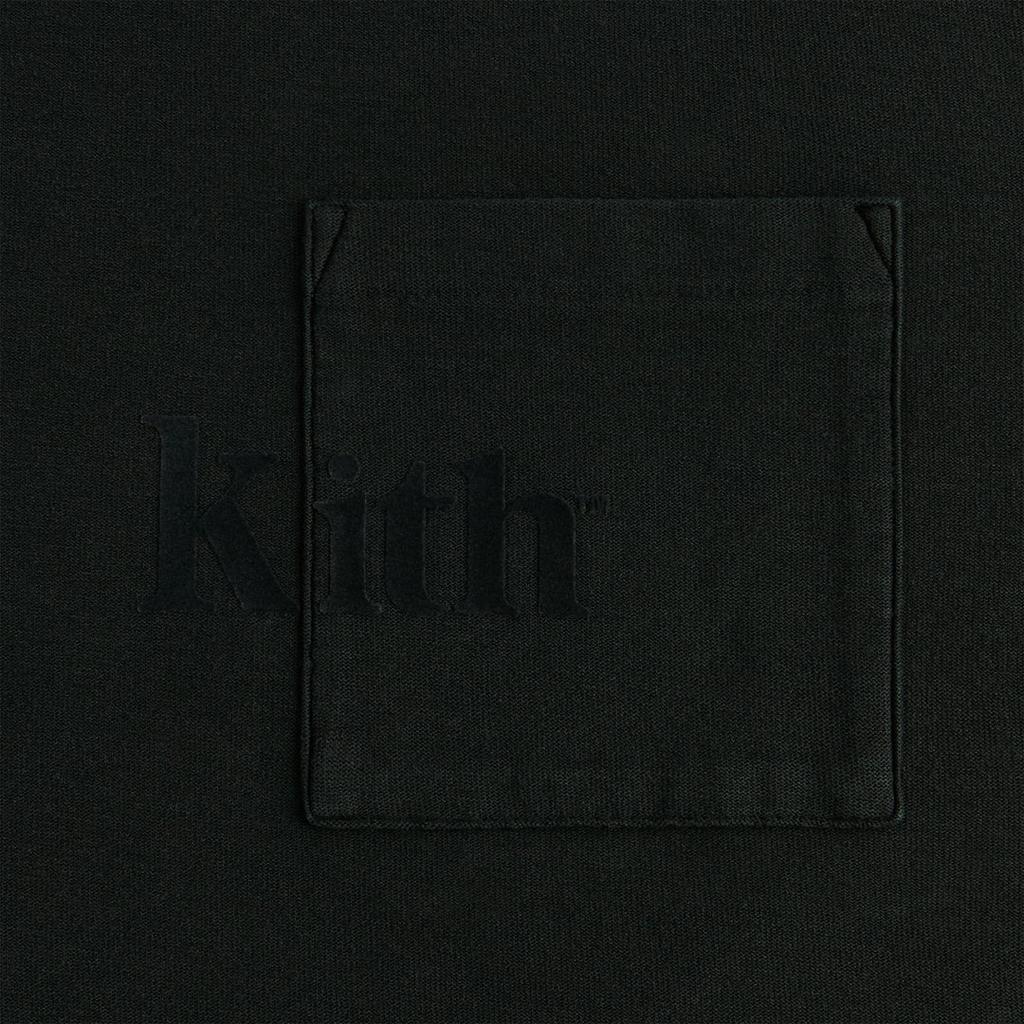 Kith Long-Sleeve Quinn Tee Black Men Tops KHM032399-001