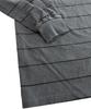 SK8ER ROCK Pigment 88 Pencil Stripe Rugby Shirt ((Charcoal*Black))