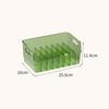 Versatile Organizer Bin Multi-Compartment Food Storage Organizer Storage Box  Refrigerator