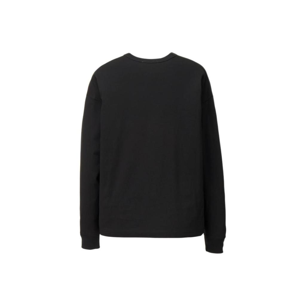 Onitsuka Tiger Logo Round Neck Long Sleeve T-Shirt Unisex Tops 2183B543-001