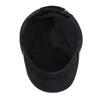 Winter Men's Hat Velvet Thick Ear Protection Wool Flat Cap Middle-Aged Outdoor Warm Cotton Hat