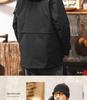 American Workwear Men's Mid-Length Hooded Winter Parka Jacket