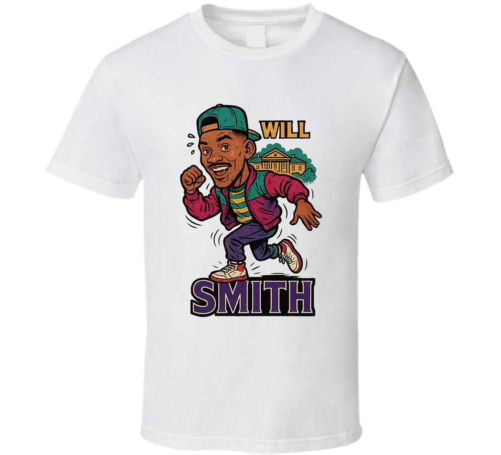 Will Smith The Fresh Prince Of Bel-air Caricature Retro Look Fan T Shirt Mens Womens Tees Top S