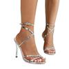 Sommer Europäische & Amerikanische Peep Toe Offene Zehen High Heel Damen Sandalen, Sexy Übergröße Sandalen Für Damen