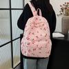 Backpack Women College Student Schoolbag Girl Cute Cherry Casual Travel Bag