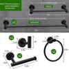 Stainless Steel Towel Rings Robe Hook Toilet Paper Holder Adhesive Towel Rack for Modern Bathrooms Easy to Install