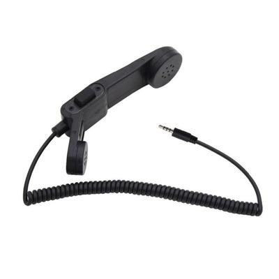 Push To Talk Hand Microphone Handheld Microphone Extensive Cable for Enhances Communication In Security & Militaries Use