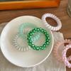 Headwear Sweet Elastic Hair Tie Colorful Telephone Wire Hair Rope  Hair Accessories