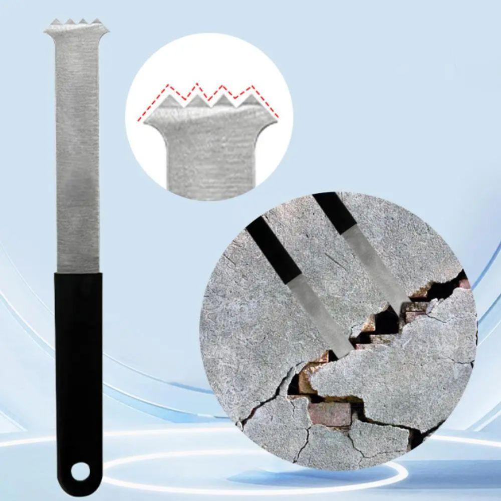 Metal Tool Paver Puller Double Joint Scraper Gripper Slots Paver Removal Tool Joint Scraper Teeth Nonslip Handle Block Extractor