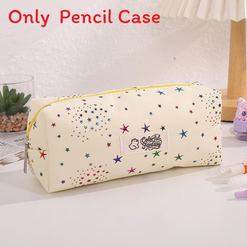 Style Starry Dot Pencil Bag With Polyester Material For School Use And Storage
