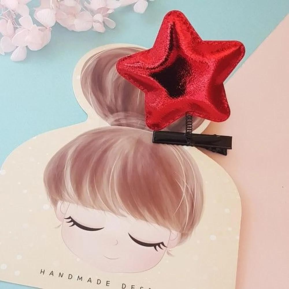10 Red Star Hairpins Spring Pins Claw Clips Group Events Amusement Parks Concerts Sports Days