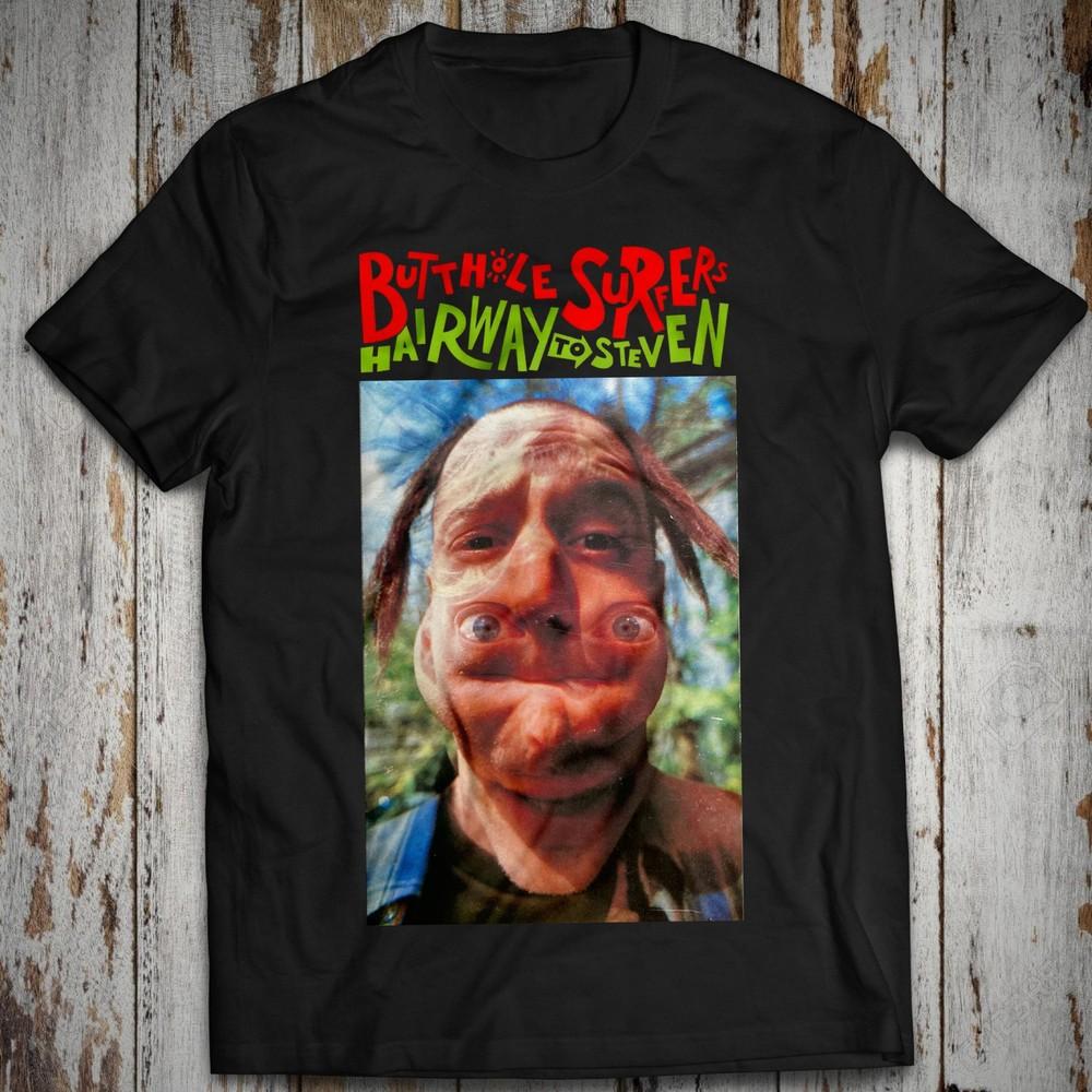 Hairway to Steven Rock Album Gibby Haynes Butthole Surfers Tee Weird Revolution Unisex T-Shirt M