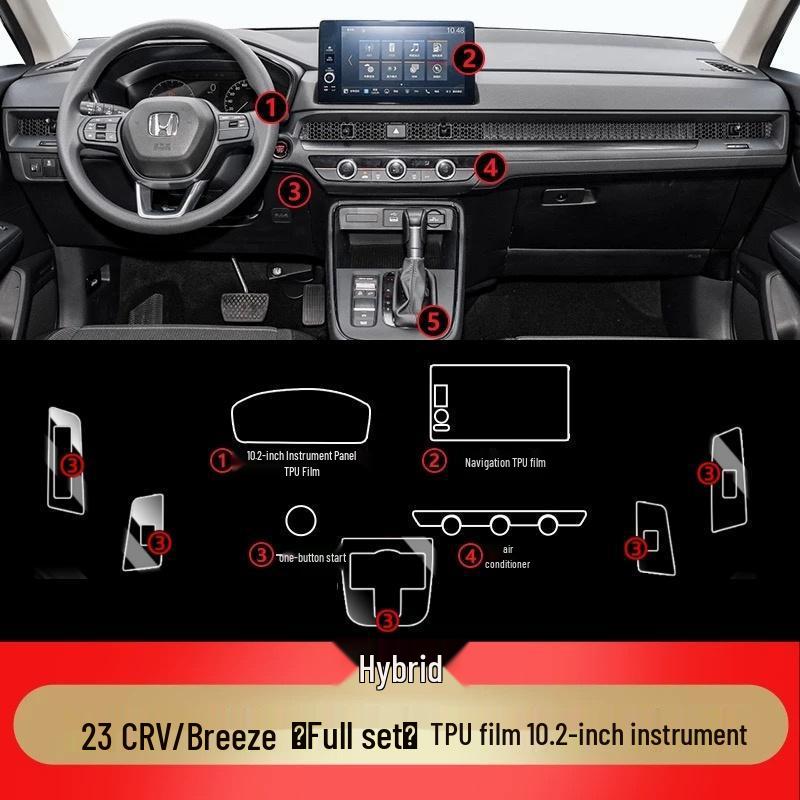 Honda Breeze Interior & Headlight Protective Film Kit