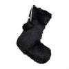 Faux Furs Holiday Hanging Sock Elegant Designs Fireplaces Mantels Decorative