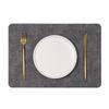 Nordic Retro PU Leather Placemats Waterproof OilProof Table Mats for Kitchen Dining Room Decoration