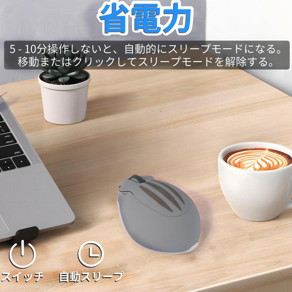 Wireless Mouse with a Moe Hamster Animal Dual Quiet USB Compatible with and MacBooks Appearance, Soundless, Modes, Operation, Receiver, Energy-Saving,