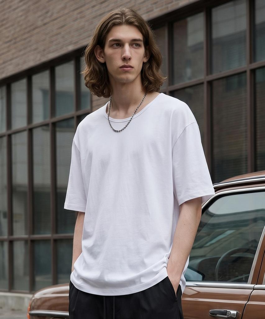 NTBC U-Neck Cool T-Shirts (White)
