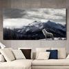 Canvas Poster, Modern Art, Snow Mountain Wolf Poster Wall Art Picture, Ideal Gift For Bedroom Living Room Corridor, Wall Art