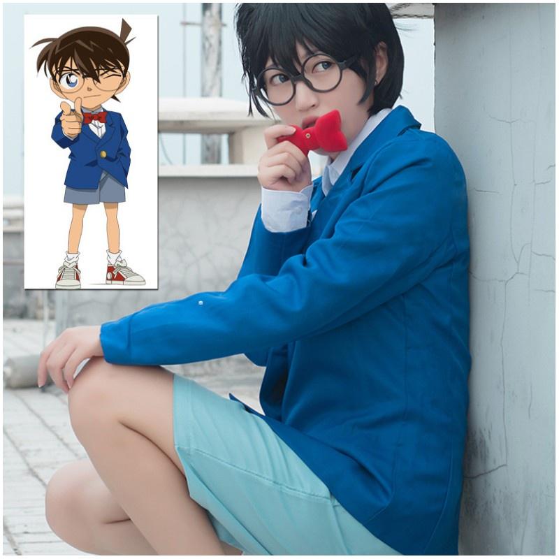 Lawlay Anime Detective Conan Cosplay Costume For Halloween And Comic Con