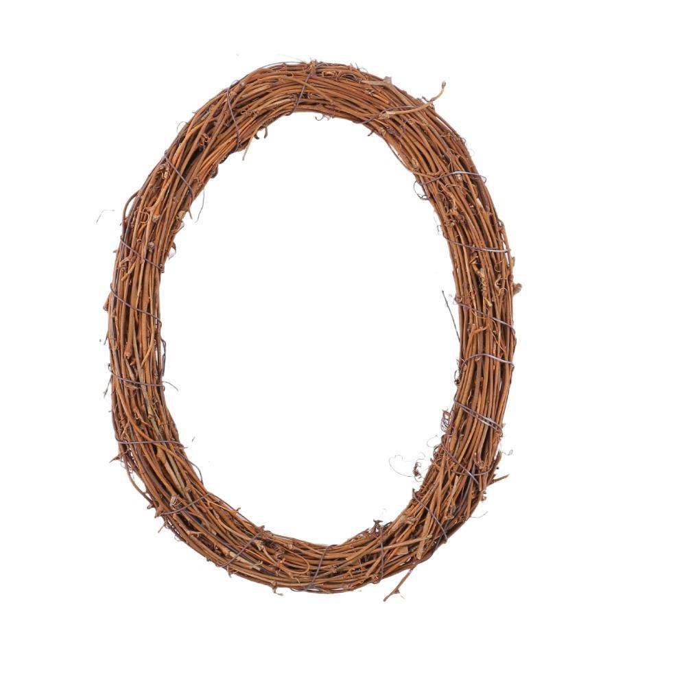 Fashion Round Heart Shape DIY Withered Branches Wreaths Craft Rattan Hoops Wooden Bare Hoop Accessories Wedding Favors