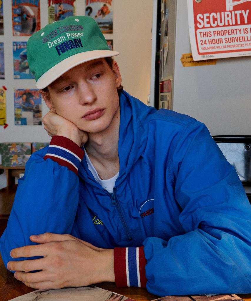 GOLDEN SUNSHINE Funday 5-Panel Cap_Green Snow
