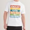 Graphic Summer For Her Tshirt Genealogy Its Like Playing Hide And Seek With Dead People Short Sleeve Printed O Neck Tops
