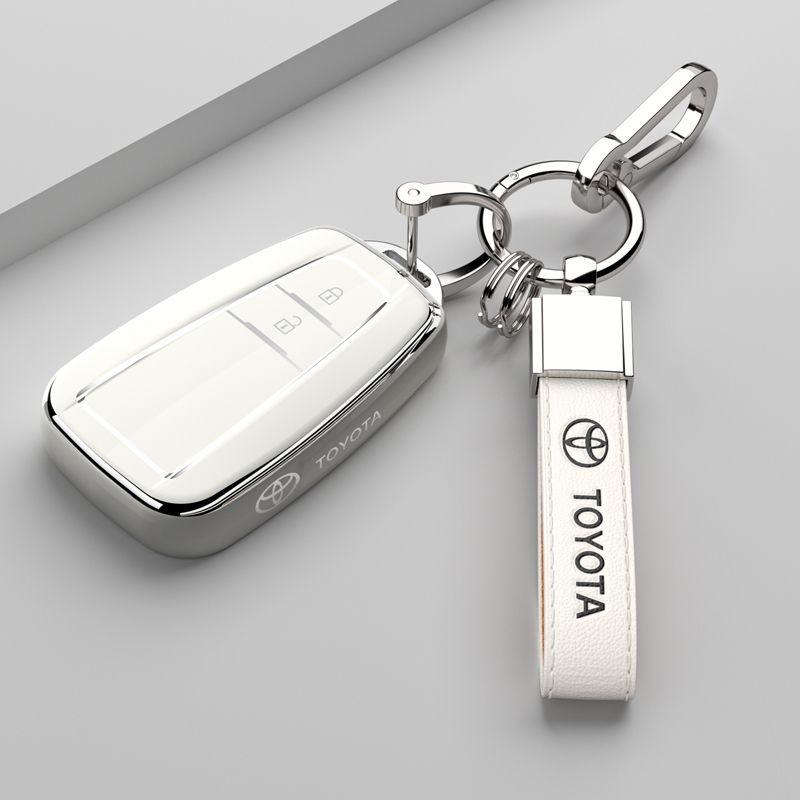 ANG2 New TPU Car Key Case Cover Key Protected Bag Fob Key Shell For Toyota Prius Camry Corolla CHR C-HR TRD Land Cruiser Prado Altis
