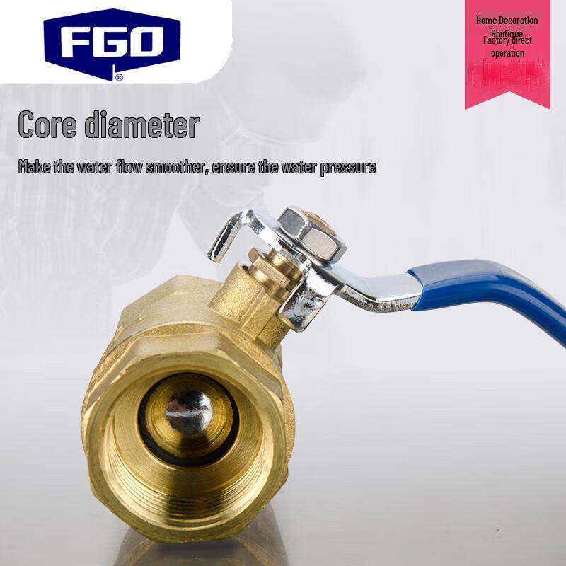 FGO Brass Internal Thread Water Ball Valve