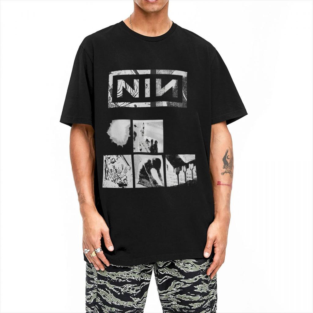Five Inch Box Tank Top Nine Inch Nails T-Shirt Beach Street Style T Shirts Cotton Harajuku Tee Shirt For Mens Short-Sleeved Tops