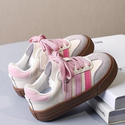 Girls' Moral Training Shoes 2025 Spring and Autumn New Classmates Casual Sports Shoes Children's Shoes Medium and Big Boys Board Shoes Tide