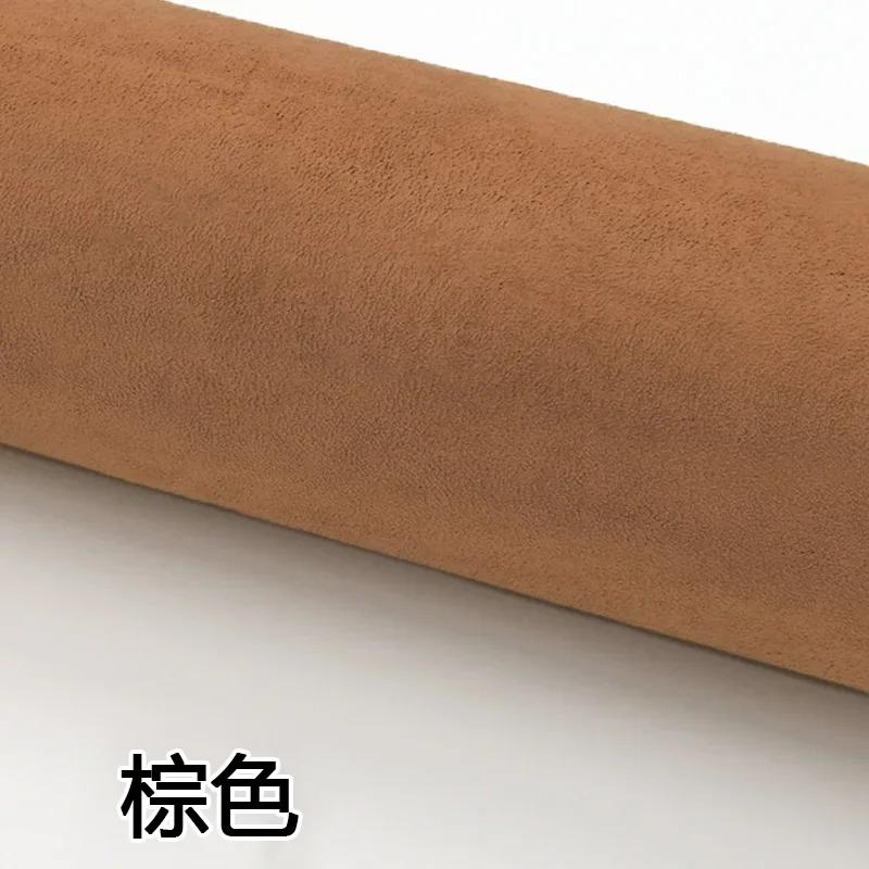 Self-adhesive Suede Fabric Thickened Elastic By Half A Meter for Car Decoration Gift Box Package Diy Sewing Cloth Wearable Black