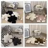 8 Colors Puzzle Plush Ins Toy Super Fluffy Back Cushion Pillow Decoration Home