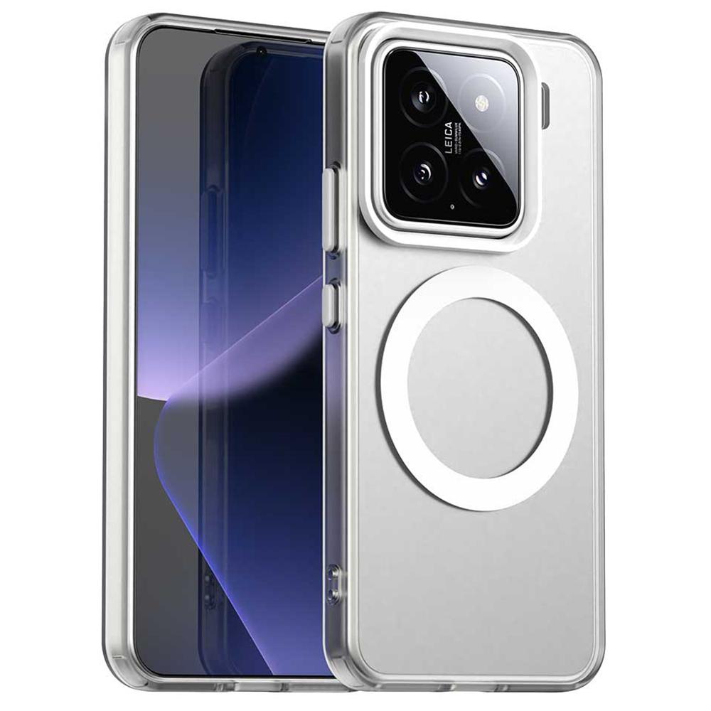 Für Xiaomi 15 Hülle Kompatibel mit MagSafe PC+TPU+PET Anti-Drop Handyhülle