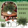 Artificial Simulation Green Plants Christmas Norkford Needles Christmas Fake Plants Decoration Leaf Tree Cuttings