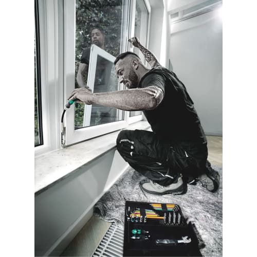 WERA Flexible Shaft Driver, 1/4-inch Tip, 173.5mm Shaft Length, 028161