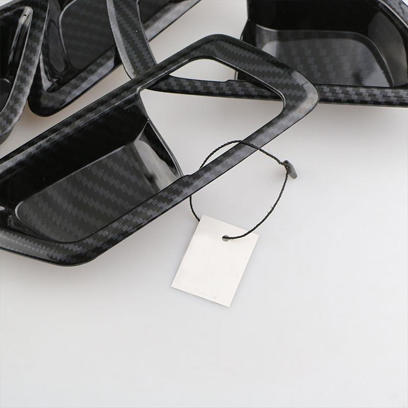 My Good Car Carbon Fiber Car Styling Inner Door Bowl Cover Sticker for Toyota C-HR CHR 2016 2017 2018 Parts Accessories