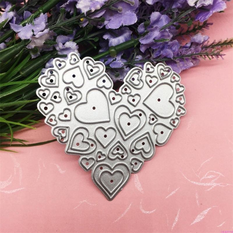 Metal Die Cuts Love Heart Cutting Dies Stencil DIY Cutting Template Scrapbooking